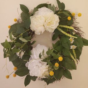NEW With TAG-20" Diameter - Wreath Couronne